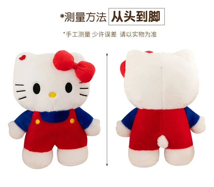 New 80cm Oversize Kawaii Sanrio Hello Kitty Plushie Doll Hello Kitty Pink Stuffed Toys Cute Anime Soft Pillow Kids Birthday Gift