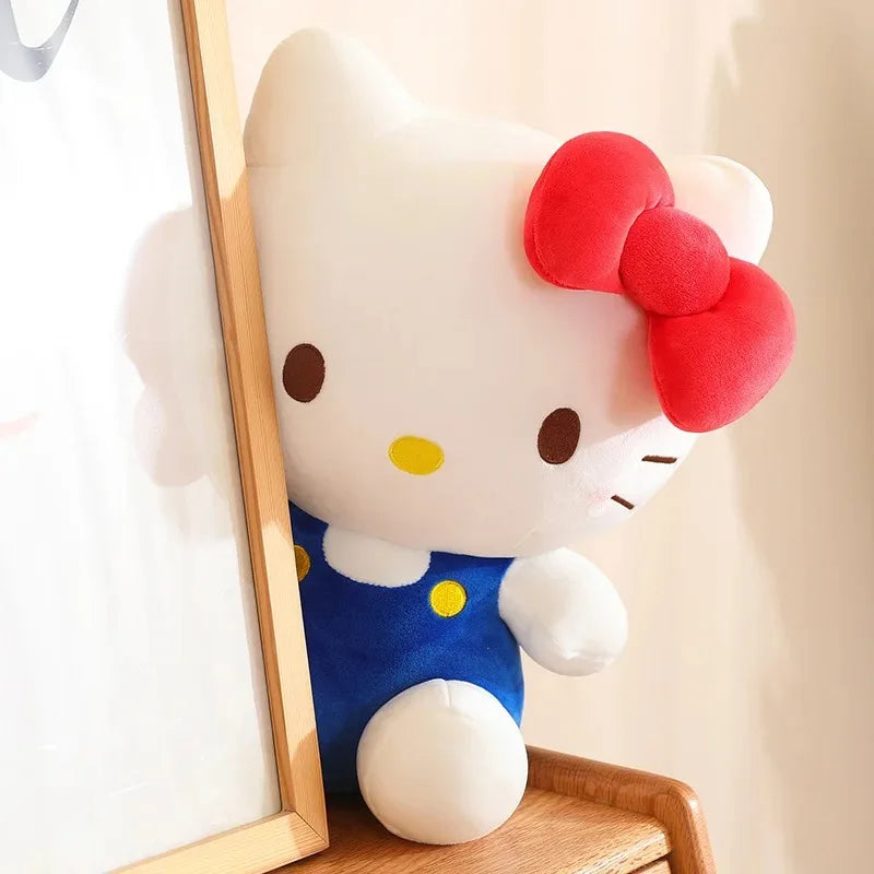 Hello Kitty Anime Hello Kitty Stuffed Toys Plushier Soft Pillow Birthday Gifts For Girls Kawaii Hello Kitty Plush Dolls