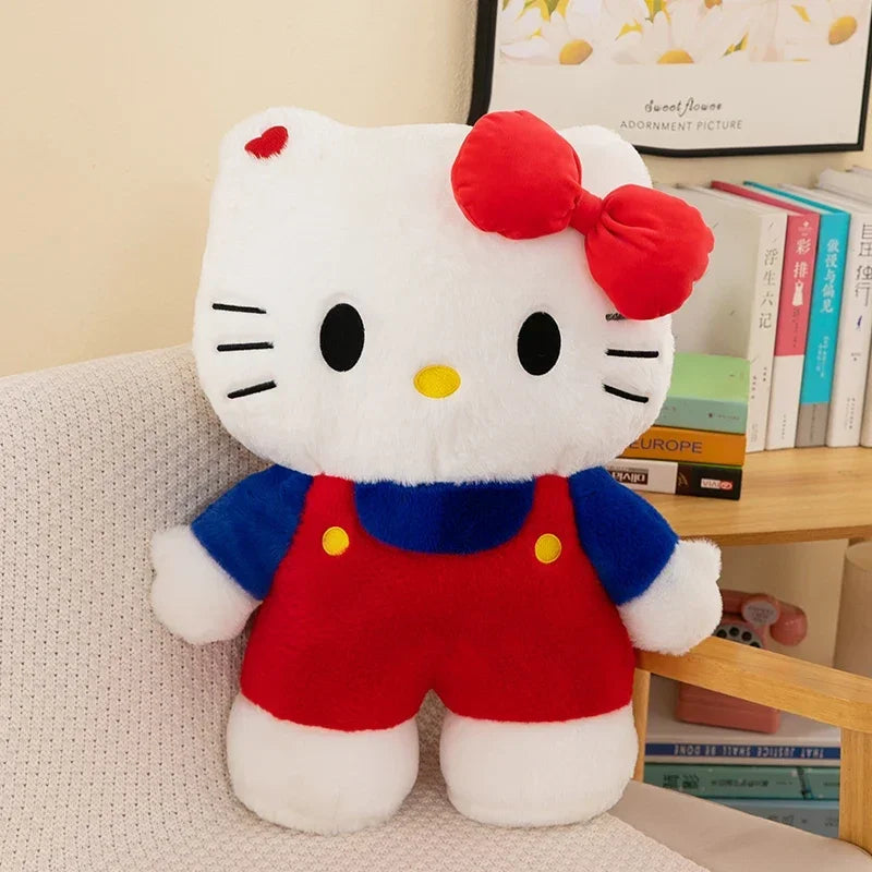 New 80cm Oversize Kawaii Sanrio Hello Kitty Plushie Doll Hello Kitty Pink Stuffed Toys Cute Anime Soft Pillow Kids Birthday Gift